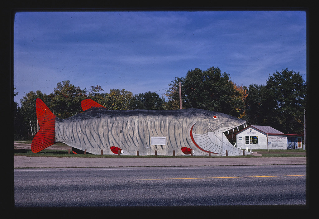 Roadside America-- Big Fish Supper Club, Bena, Minnesota