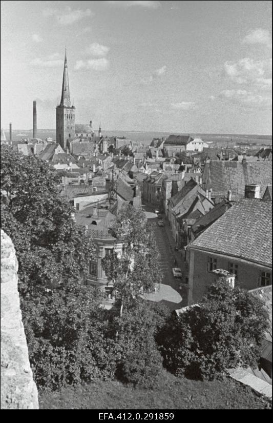Vanalinna panoraam Toompealt. (suvine päev).