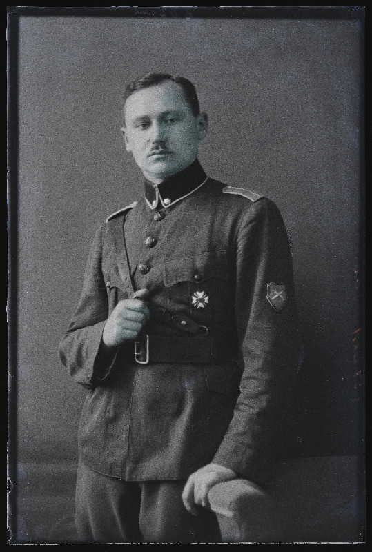 Sõjaväelane, alamleitnant Joosep Lääne, 3. Suurtükiväepolk.