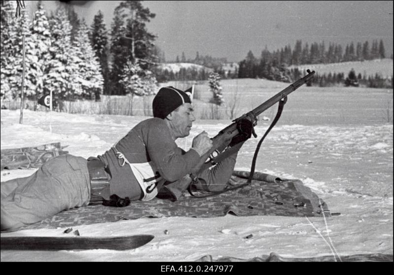 NSV Liidu suusatamise meistrivõistluste ajal Otepääl.