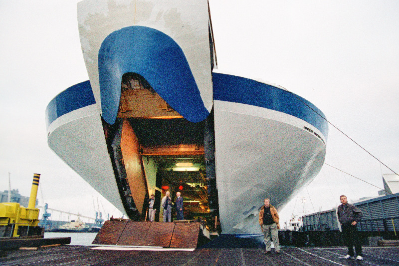Soome laevafirma Silja Line reisilaev Silja Finnjet Muuga sadamas.