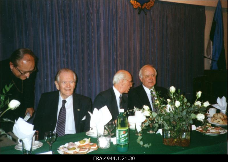 President Lennart Mere külaskäik New Yorgi Eesti Majja.