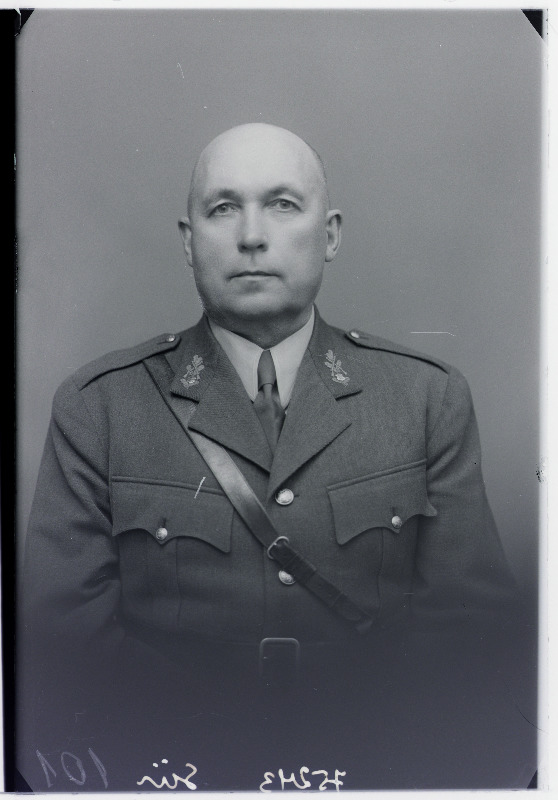 Jalaväe inspektor kolonel Johannes Siir.