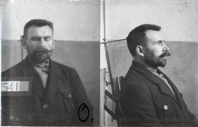 Nõukogude Venest salaja Eestisse saabunud kommunistliku partei illegaalne organisaator Karl Johani poeg Ossep vahistatuna.