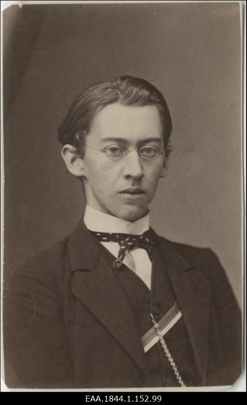 Korporatsiooni "Livonia" liige Adolf Harnack, portreefoto