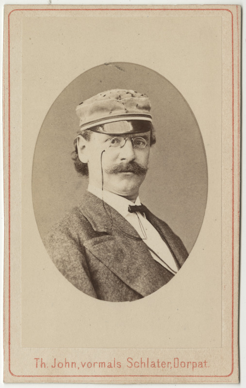 Korporatsioon "Estonia" liige Roman Grewendorff, portreefoto