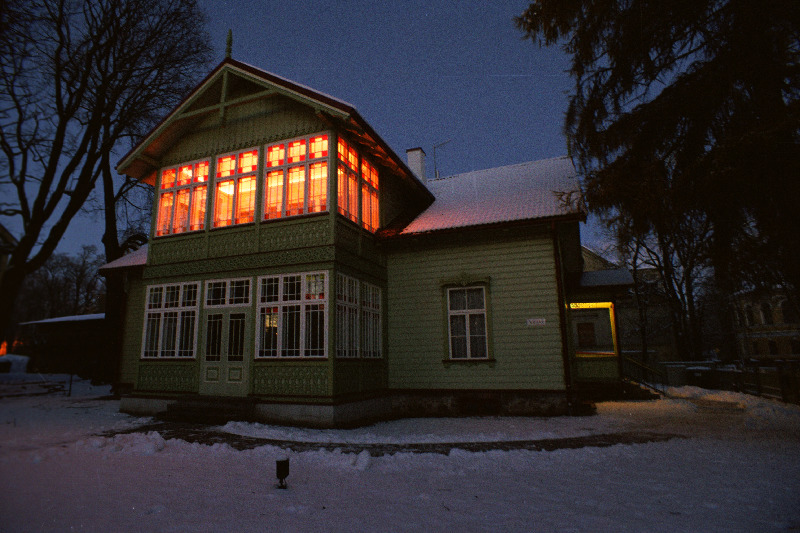 Renoveeritud puitmaja Tartus.