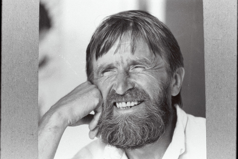 Karikaturist Heinz Valk.