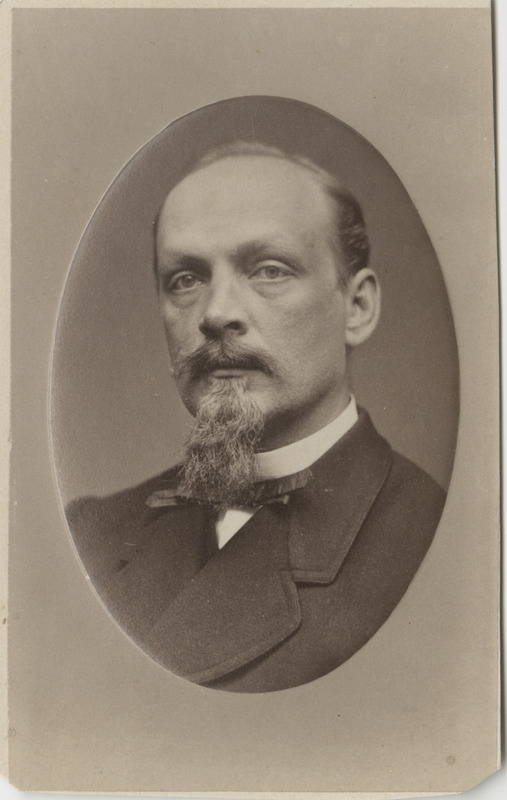 Korporatsiooni "Livonia" liige Georg Althann, portreefoto