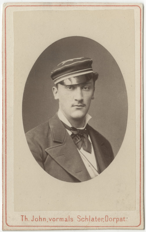 Korporatsioon "Estonia" liige Werner Zoege von Manteuffel, portreefoto