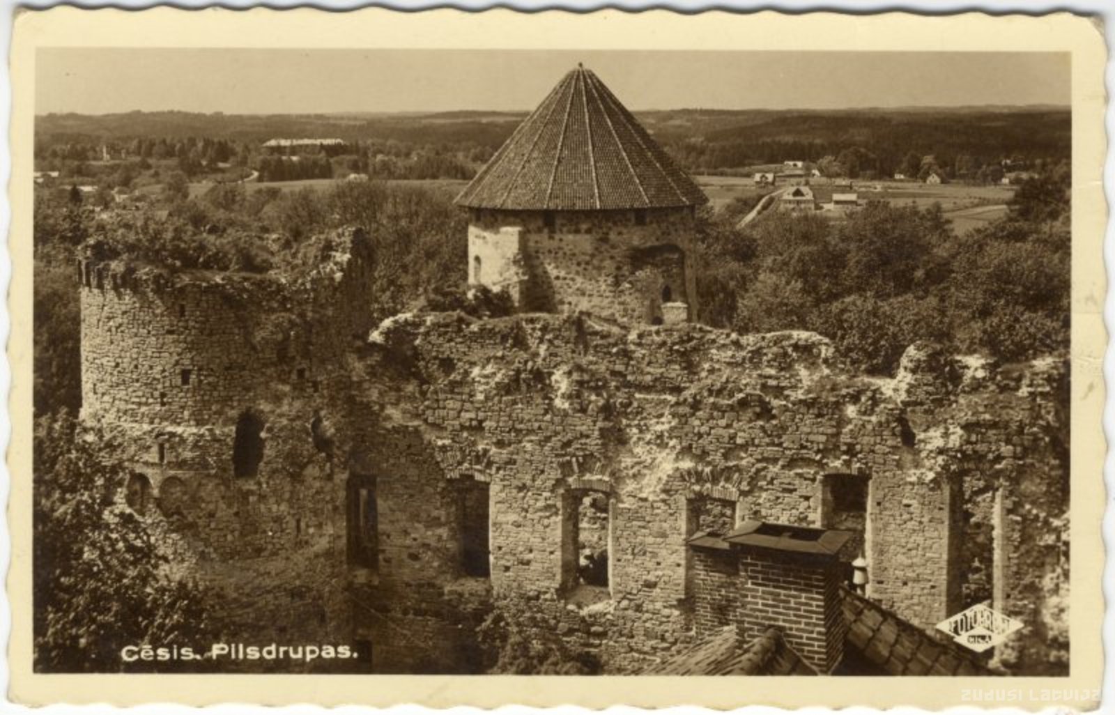 Cēsis. Pilsdrupas