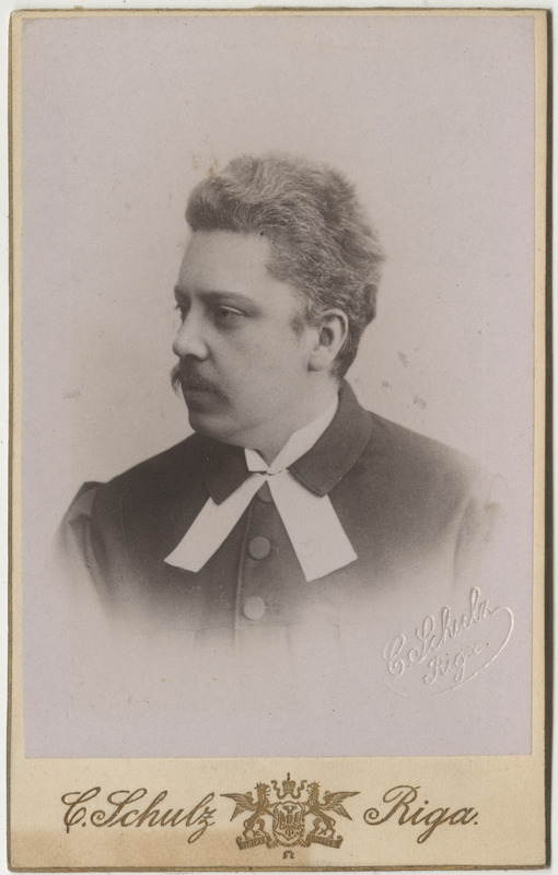 Pastor Arthur Walter, portreefoto