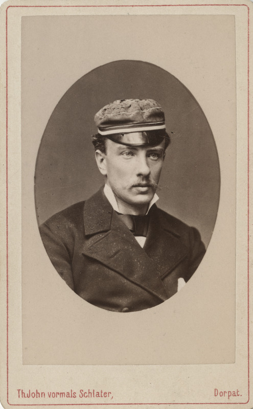 Arvatavasti korporatsioon "Estonia" liige Walter von Samson-Himmelstjerna, portreefoto