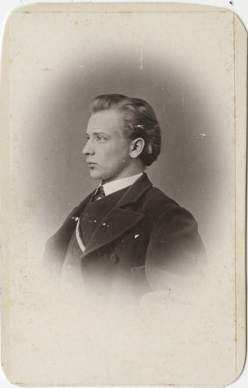 Korporatsioon "Estonia" vilistlane Konstantin Winkler, portreefoto