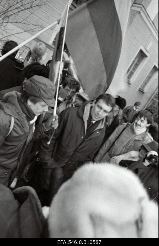 Lipu mahavõtmine Toompealt.