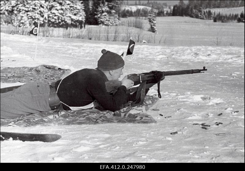 NSV Liidu suusatamise meistrivõistluste ajal Otepääl.