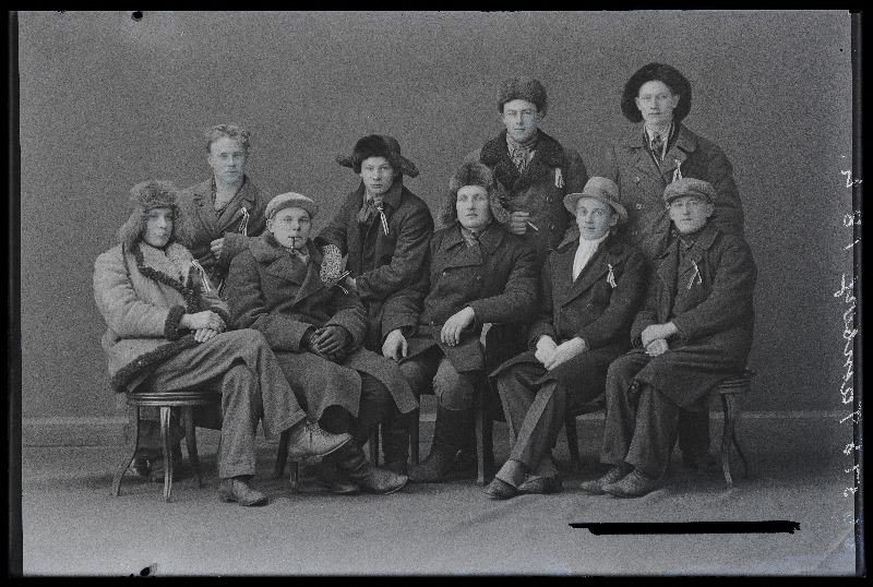 Grupp noormehi, (foto tellija Tamberg).
