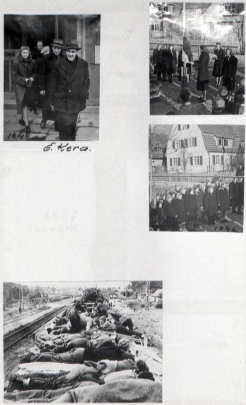 Fotomontaaž erinevatest teemadest: põgenemine Jenast, E.Kera jm.