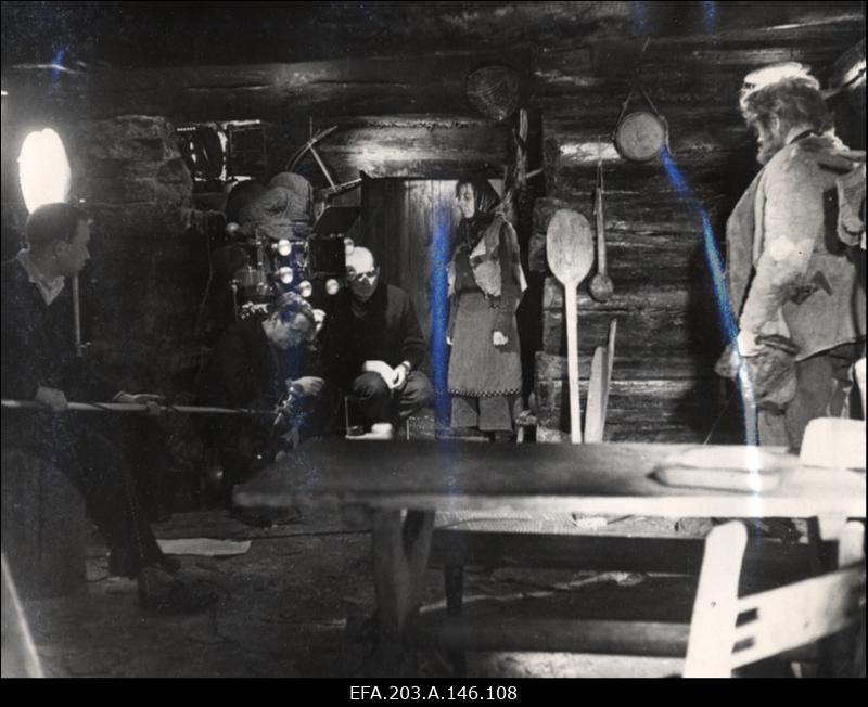 Filmistuudio Tallinnfilm mängufilmi Põrgupõhja uus Vanapagan filmimine.