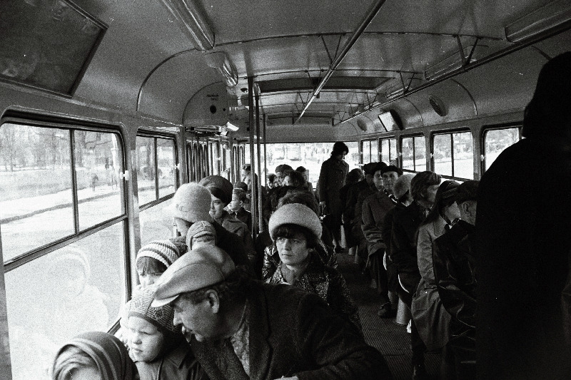 Esimene Tšehhoslovakkiast saadud tramm liinil.