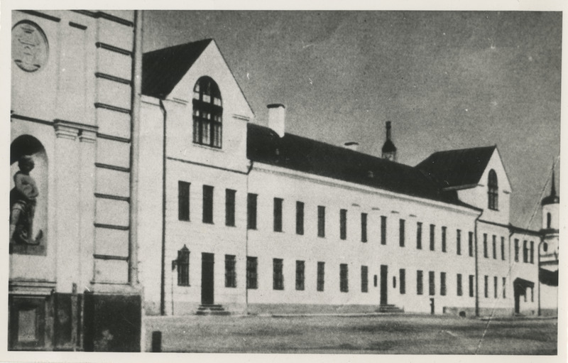 Krediidikassa hoone enne ümberehitamist. Koopia fotost
