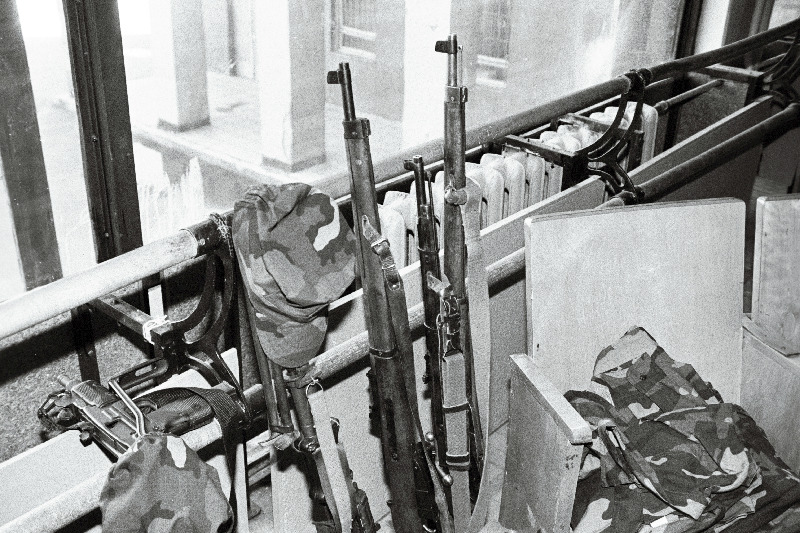 Kaitseliidu relvad Paldiskis.