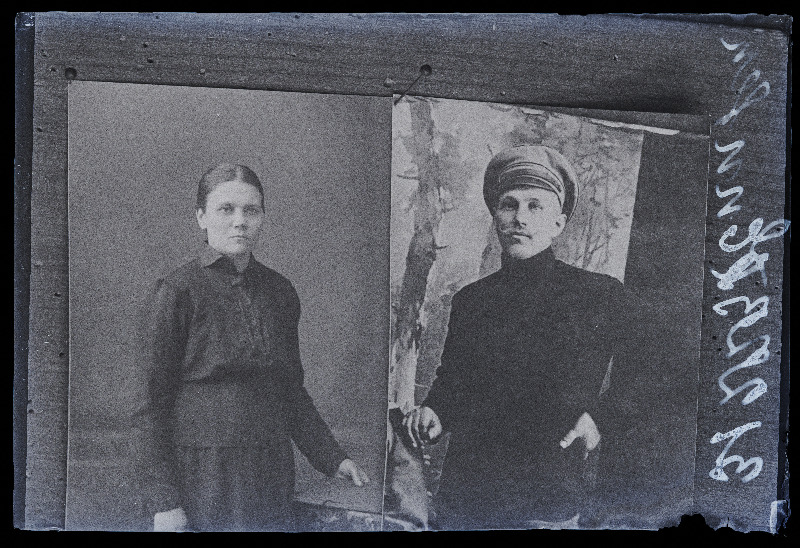 Mees ja naine, (23.10.1919 fotokoopia, tellija Hennsen).