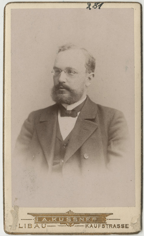 Pastor Otto Vogel, portreefoto
