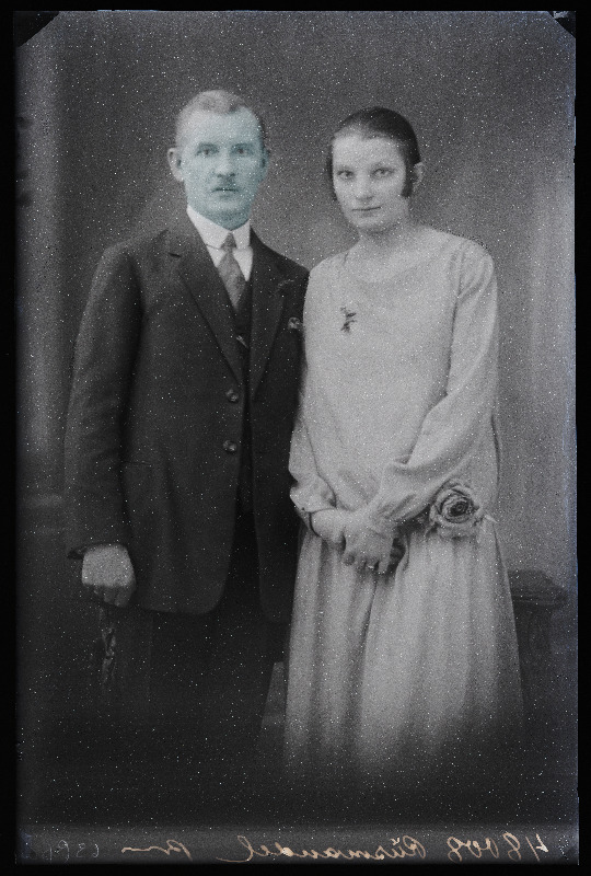Riismandel naisega.