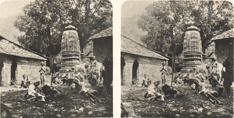 Templi varemed Ambageswari lähedal läänepoolses Kesk-Himaalajas Kumaonis.