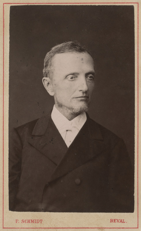 Korporatsioon "Estonia" vilistlane Anton Haller, portreefoto