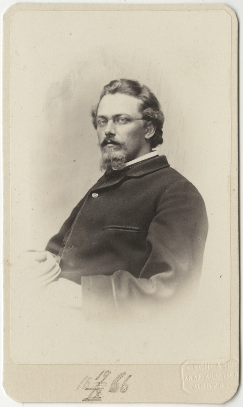 Korporatsioon "Estonia" liige Gerhard Pahnsch, portreefoto