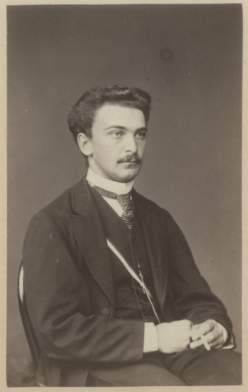 Korporatsioon "Estonia" liige Johannes Fick, portreefoto