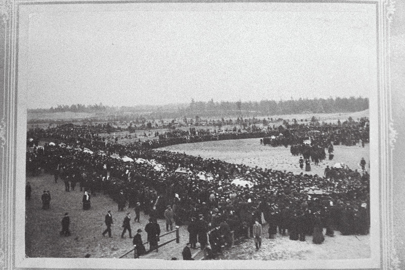 16.10.1905.a. veretöö ohvrite matused Tallinnas. Matuserongkäik teel Rahumäele.