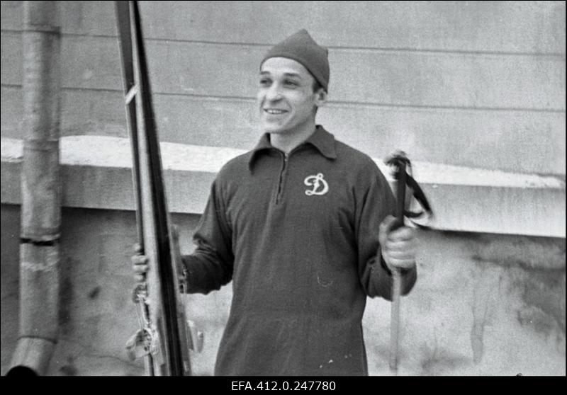 NSV Liidu suusatamise meistrivõistluste ajal Otepääl.