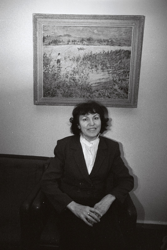 Kahekordne Fr. Tuglase novellipreemia laureaat kirjanik Asta Põldmäe.