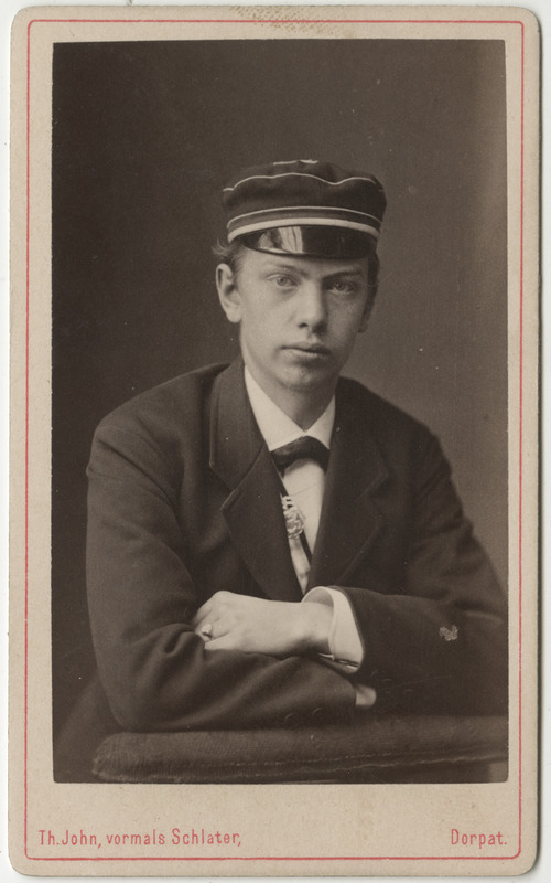 Korporatsioon "Estonia" liige Konstantin von Wistinghausen, portreefoto