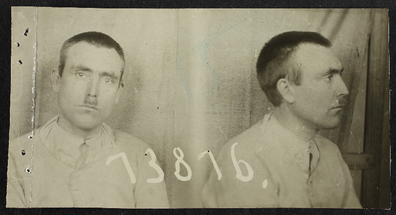 Johannes Käsper otse- ja külgvaates (uurimistoimiku foto)