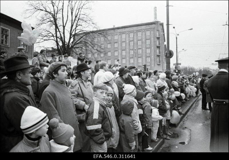 Oktoobripühade demonstratsioonis