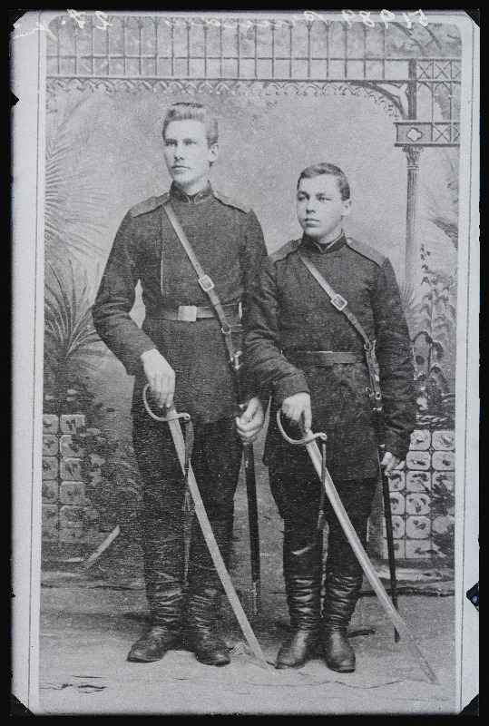 Kaks tsaariarmee sõdurit, (19.11.1928 fotokoopia, tellija Pruuden).