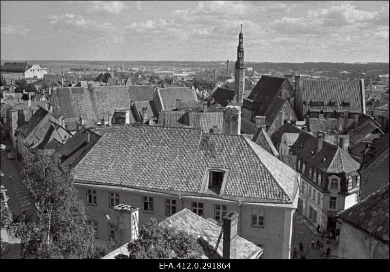 Vanalinna panoraam Toompealt. (suvine päev).