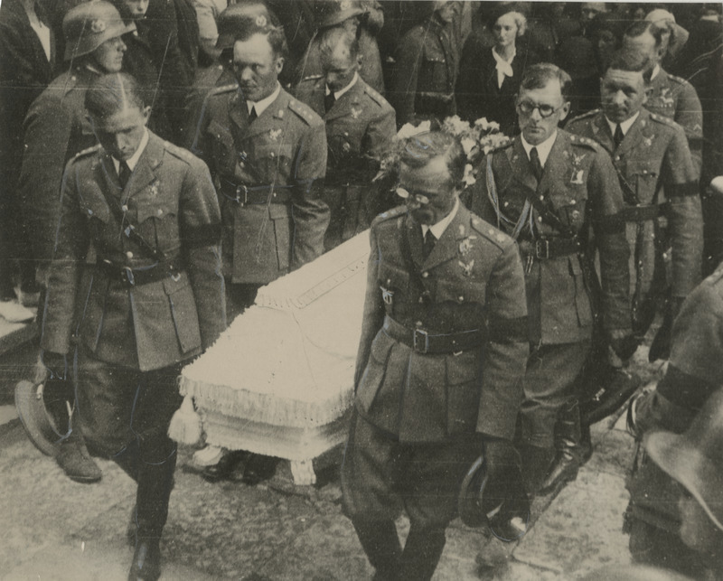 Lendur kpt. Mihkel Parsmani matus