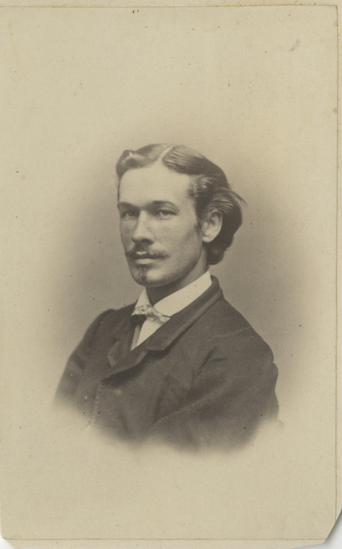 Korporatsiooni "Livonia" liige Heinrich Walter, portreefoto