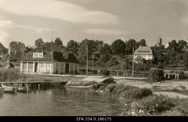 Vaade Viljandi linnale ja paadisadamale.