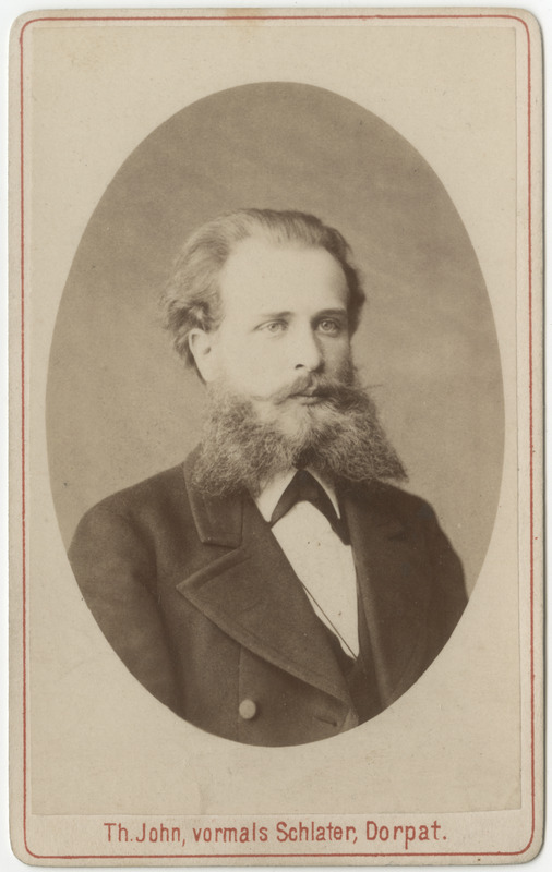 Korporatsioon "Estonia" liige Konstantin Winkler, portreefoto