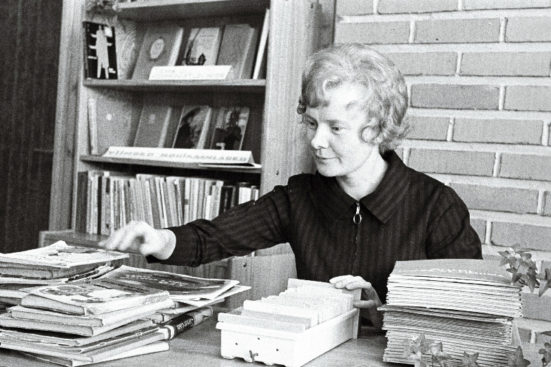 Mustamäe Lasteraamatukogu juhataja Milvi Mägi.