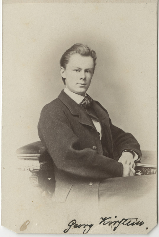 Korporatsiooni "Livonia" liige Georg Kirstein, portreefoto