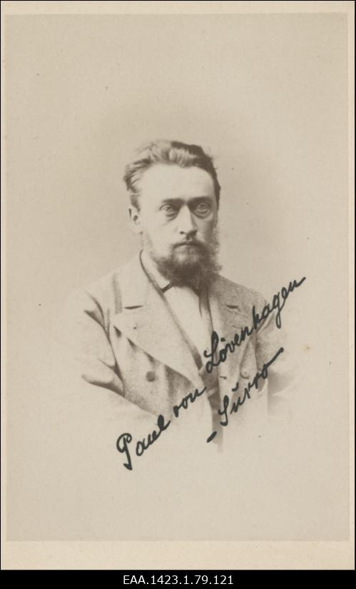Paul von Löwenhagen, portreefoto