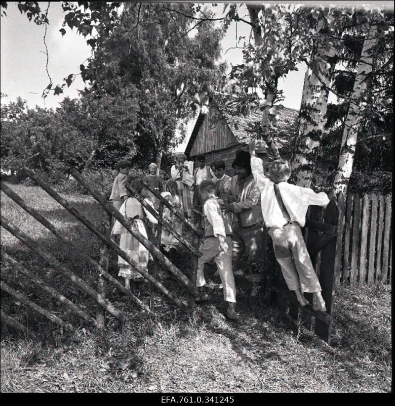 Stuudio "Tallinnfilm" muusikaline lastefilm "Nukitsamees" filmivõtted.