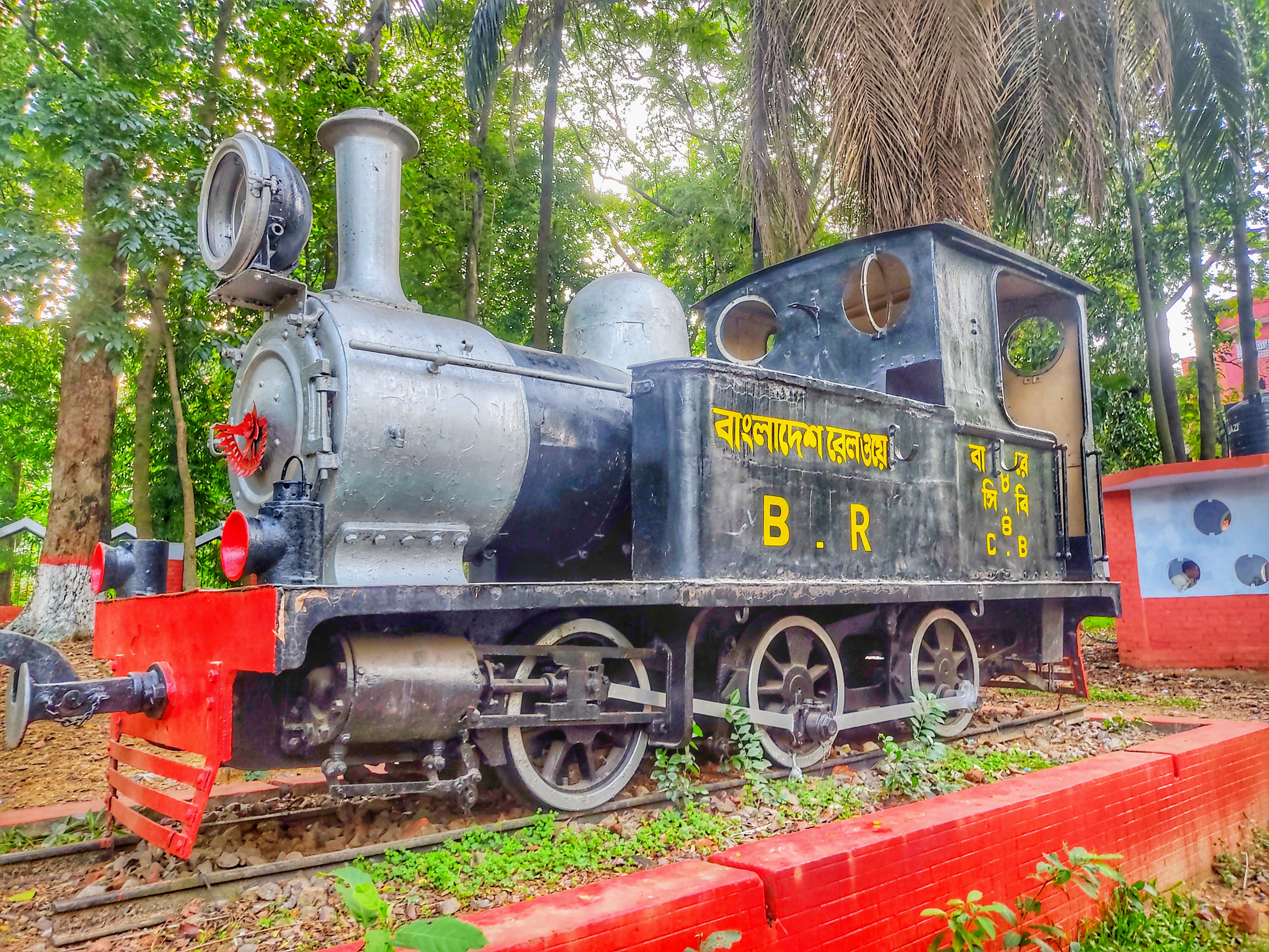 First Ever Steam Engine of Bangladesh (2) - First Ever Steam Locomotive of the Country kept in Central Railway Building (CRB), Chittagong.